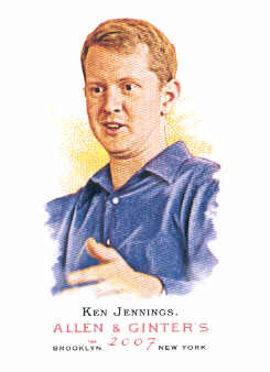 2007 Topps Allen and Ginter #319 Ken Jennings SP