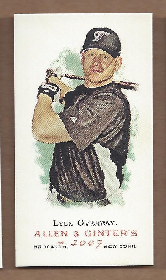 2007 Topps Allen and Ginter Mini #41 Lyle Overbay