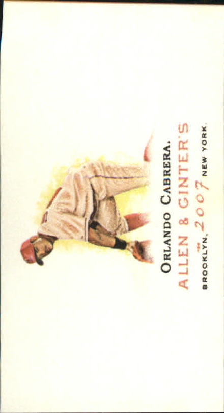 B4709- 2007 Topps Allen and Ginter BB Inserts G1 -You Pick- 15+ FREE US SHIP - Picture 364 of 438