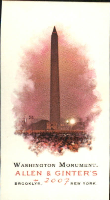 2007 Topps Allen and Ginter Mini #268 Washington Monument