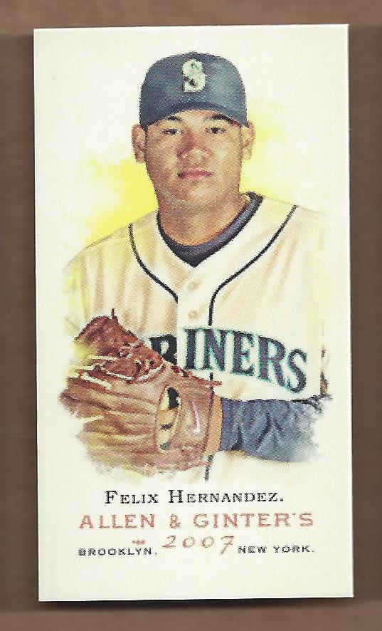 2007 Topps Allen and Ginter Mini A and G Back #32 Felix Hernandez
