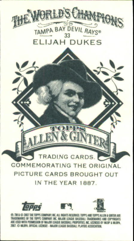B4709- 2007 Topps Allen And Ginter BB Einsätze G2 -du Pick- 15 + Gratis US - Bild 160 von 229