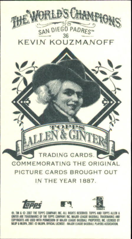 B4709- 2007 Topps Allen And Ginter BB Einsätze G2 -du Pick- 15 + Gratis US - Bild 162 von 229