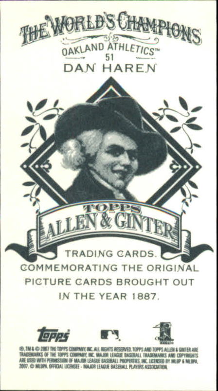 B4709- 2007 Topps Allen And Ginter BB Einsätze G2 -du Pick- 15 + Gratis US - Bild 164 von 229