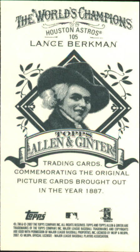 B4709- 2007 Topps Allen And Ginter BB Einsätze G2 -du Pick- 15 + Gratis US - Bild 175 von 229