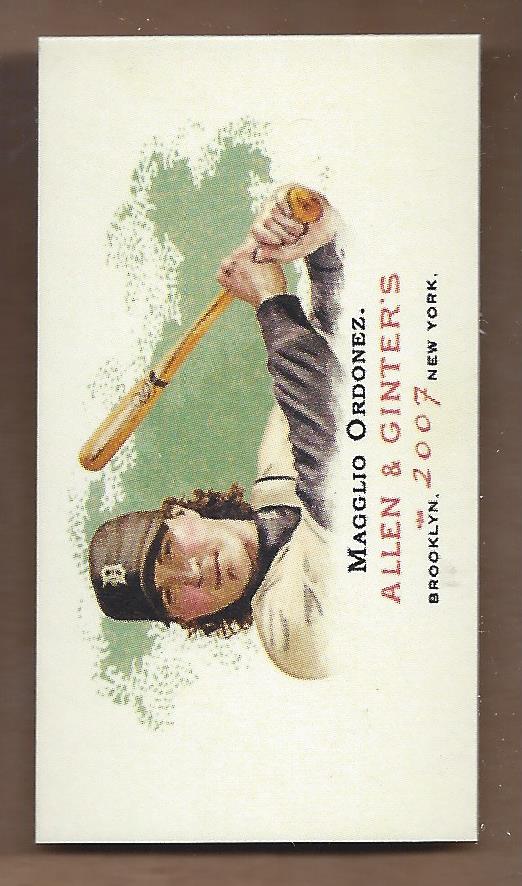 2007 Topps Allen and Ginter Mini A and G Back #122 Magglio Ordonez