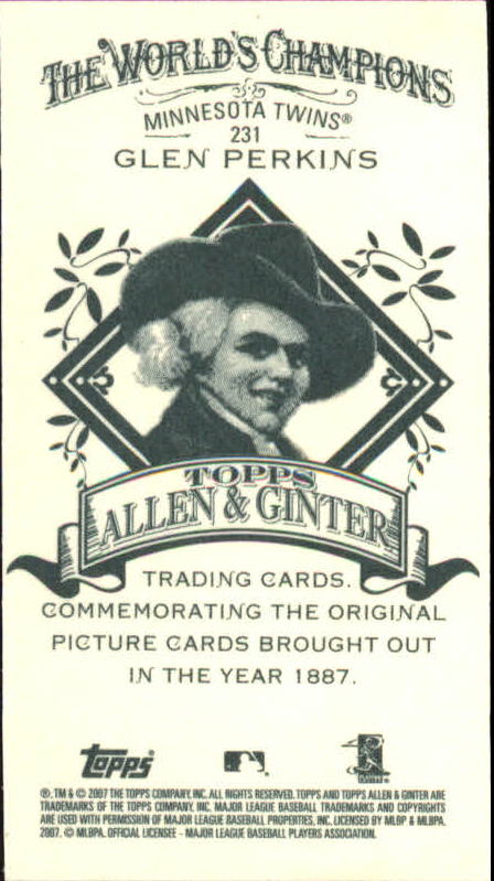 B4709- 2007 Topps Allen And Ginter BB Einsätze G2 -du Pick- 15 + Gratis US - Bild 193 von 229