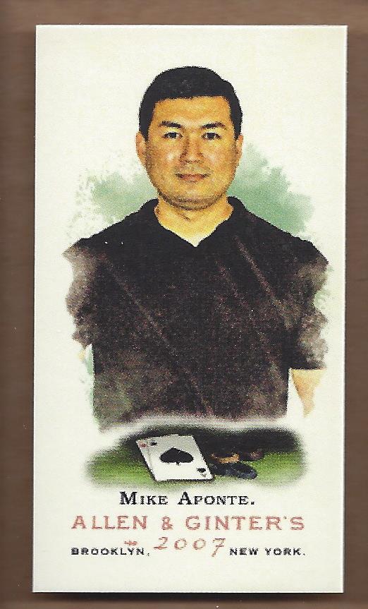 2007 Topps Allen and Ginter Mini A and G Back #249 Mike Aponte