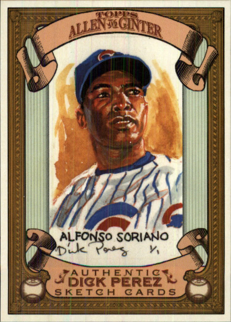 2007 Topps Allen and Ginter Dick Perez #5 Alfonso Soriano