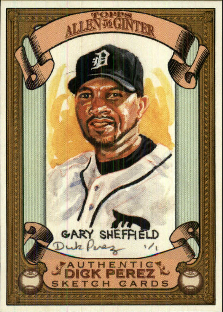 2007 Topps Allen and Ginter Dick Perez #10 Gary Sheffield
