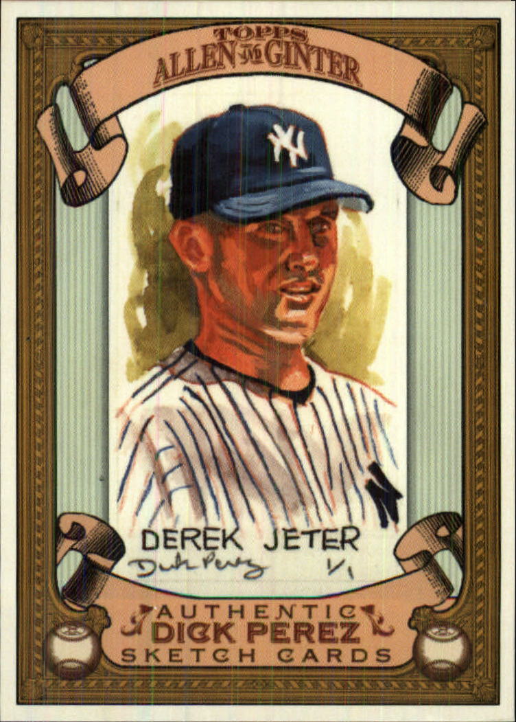 2007 Topps Allen and Ginter Dick Perez #19 Derek Jeter