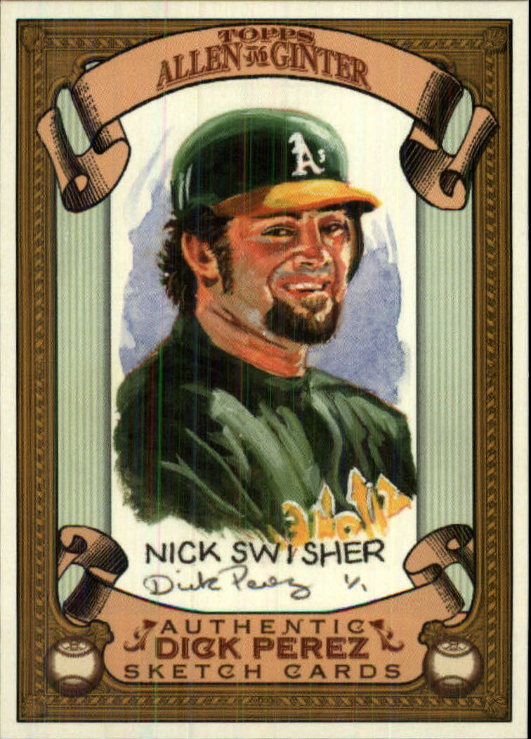 2007 Topps Allen and Ginter Dick Perez #20 Nick Swisher