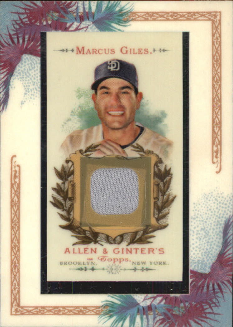 2007 Topps Allen and Ginter Relics #MG Marcus Giles J