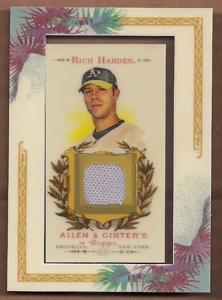 2007 Topps Allen and Ginter Relics #RH Rich Harden Pants J