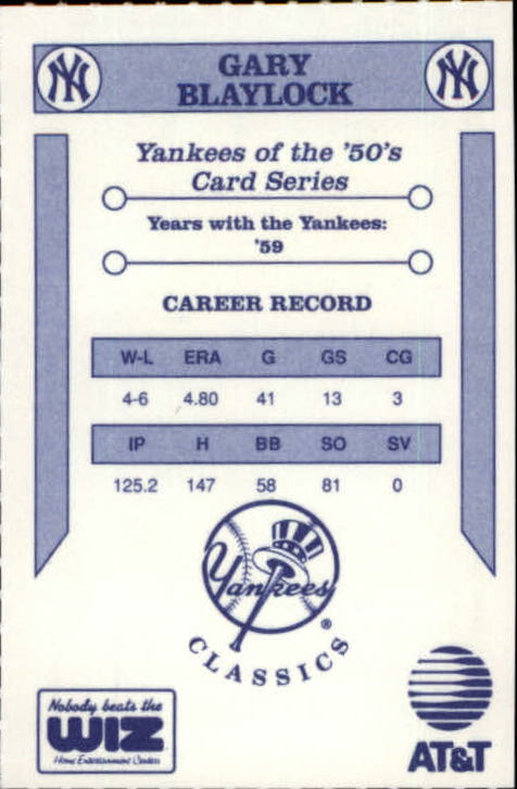 B3078- 1992 Yankees WIZ 50s New York Baseball Cards -You Pick- 15+ FREE US SHIP - Picture 15 of 171
