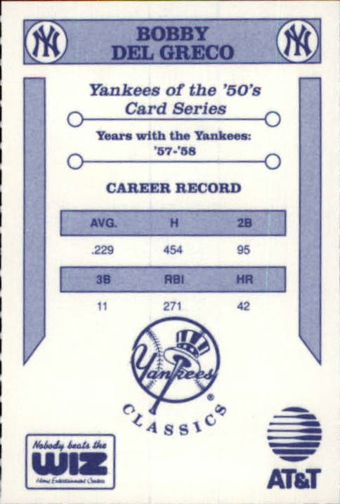 B3078- 1992 Yankees WIZ 50s New York Baseball Cards -You Pick- 15+ FREE US SHIP - Picture 41 of 171