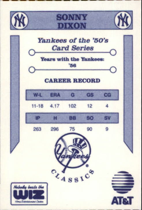 B3078- 1992 Yankees WIZ 50s New York Baseball Cards -You Pick- 15+ FREE US SHIP - Picture 47 of 171