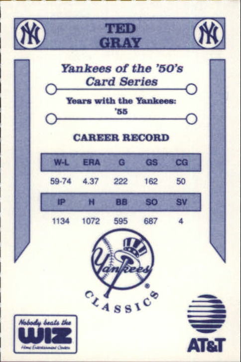 B3078- 1992 Yankees WIZ 50s New York Baseball Cards -You Pick- 15+ FREE US SHIP - Picture 53 of 171