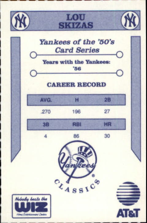 B3078- 1992 Yankees WIZ 50s New York Baseball Cards -You Pick- 15+ FREE US SHIP - Picture 141 of 171