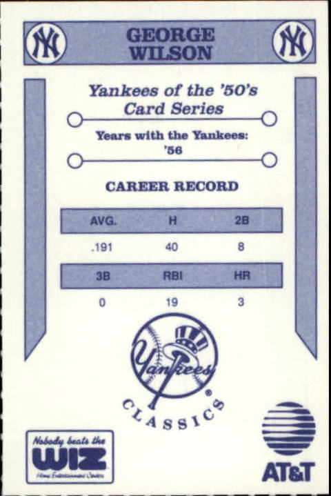 B3078- 1992 Yankees WIZ 50s New York Baseball Cards -You Pick- 15+ FREE US SHIP - Picture 165 of 171