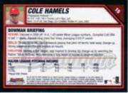 2007 Bowman Chrome #15 Cole Hamels back image