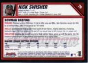 2007 Bowman Chrome #76 Nick Swisher back image