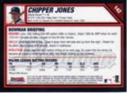 2007 Bowman Chrome #142 Chipper Jones back image
