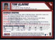 2007 Bowman Chrome #145 Tom Glavine back image