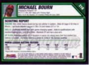 2007 Bowman Chrome #218 Michael Bourn (RC) back image