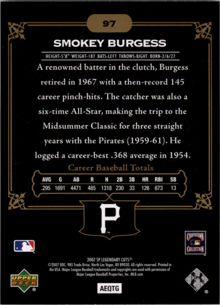 A5847- 2007 SP Legendary Cuts BB #s 1-100 +Inserts -You Pick- 15+ FREE US SHIP - Picture 179 of 190