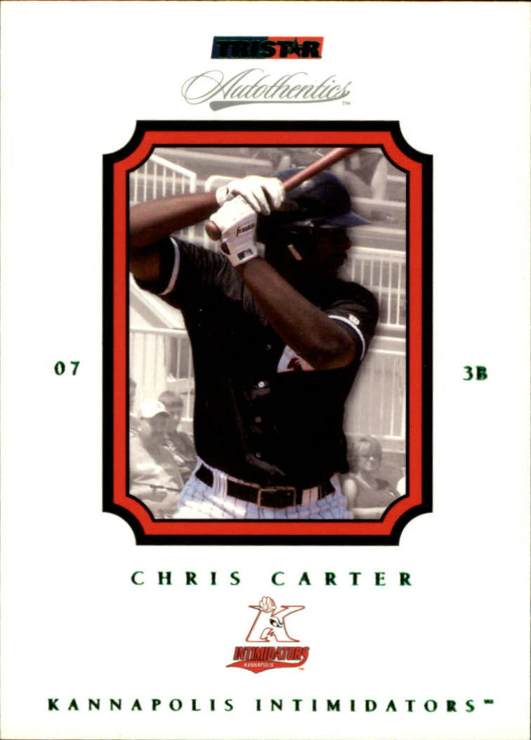 2007 TRISTAR Autothentics Green #9 Chris Carter