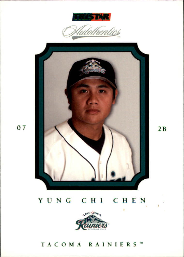 2007 TRISTAR Autothentics Green #21 Yung-Chi Chen