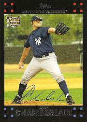2007 Yankees Topps Gift Set #NYY10 Joba Chamberlain