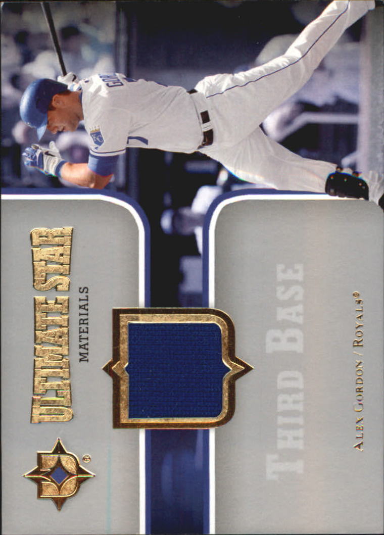 2007 Ultimate Collection Ultimate Star Materials #AG Alex Gordon