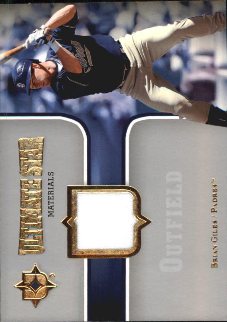 2007 Ultimate Collection Ultimate Star Materials #BG Brian Giles