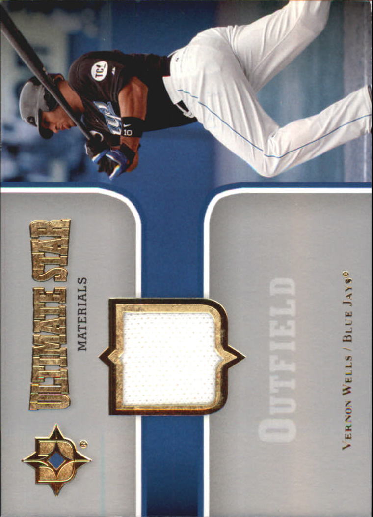 2007 Ultimate Collection Ultimate Star Materials #VW Vernon Wells