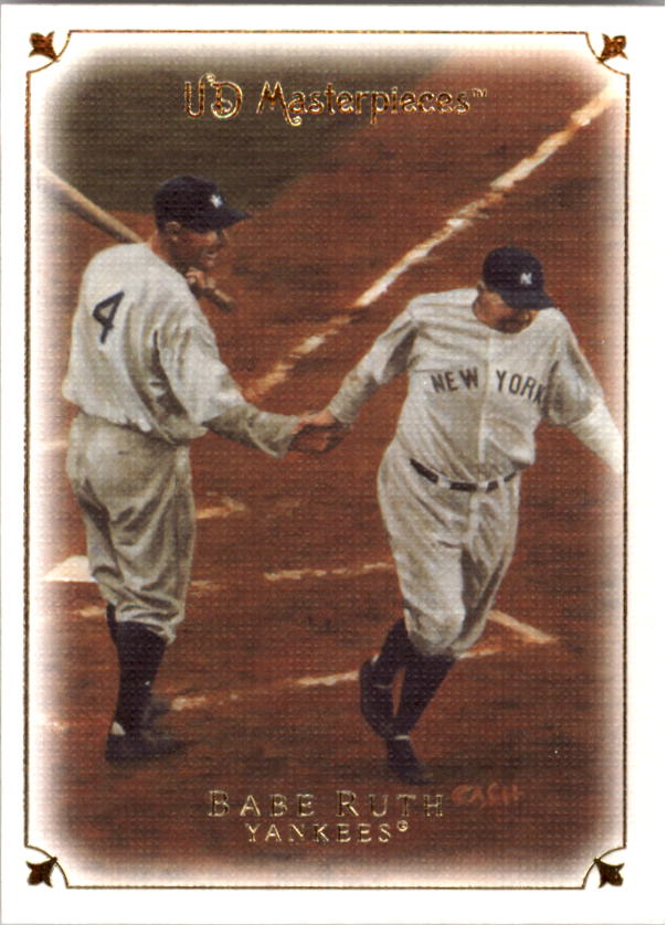 2007 UD Masterpieces #1 Babe Ruth