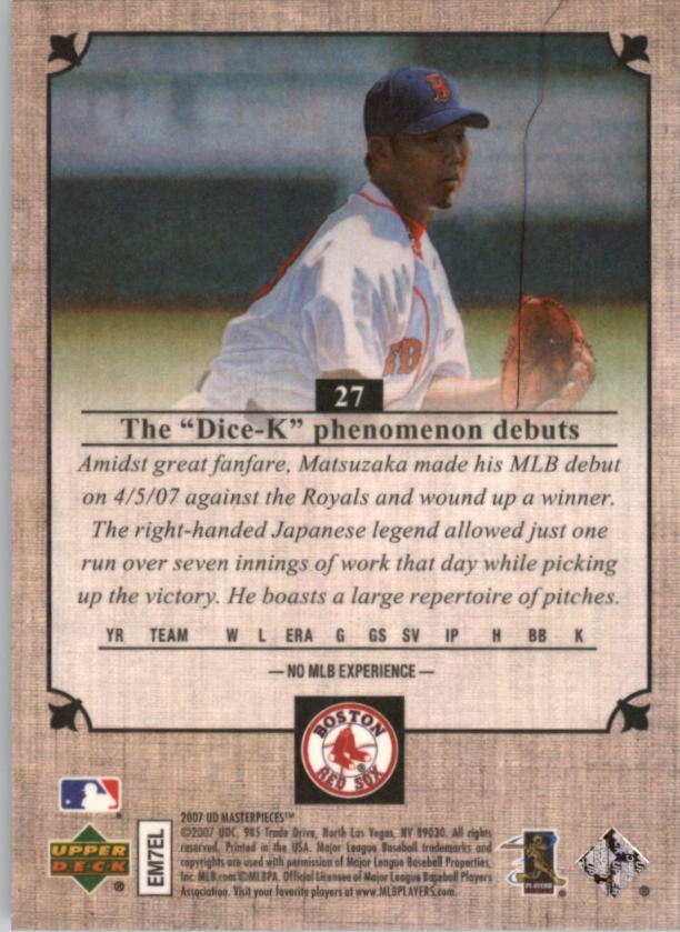 B1616- 2007 UD Masterpieces BB Cards 1-90 +Inserts -You Pick- 15+ FREE US SHIP - Picture 21 of 101