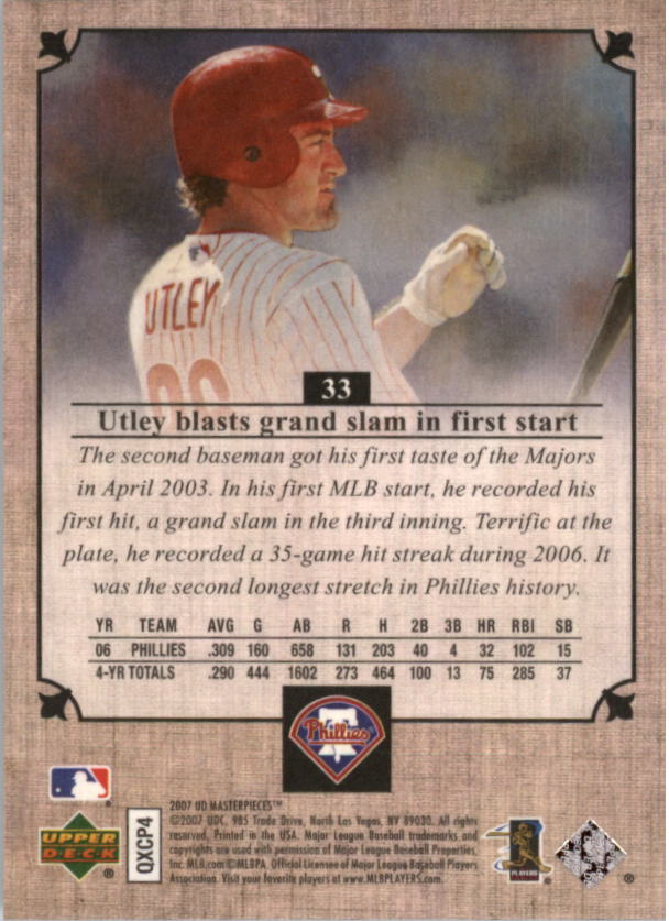 B1616- 2007 UD Masterpieces BB Cards 1-90 +Inserts -You Pick- 15+ FREE US SHIP - Picture 29 of 101