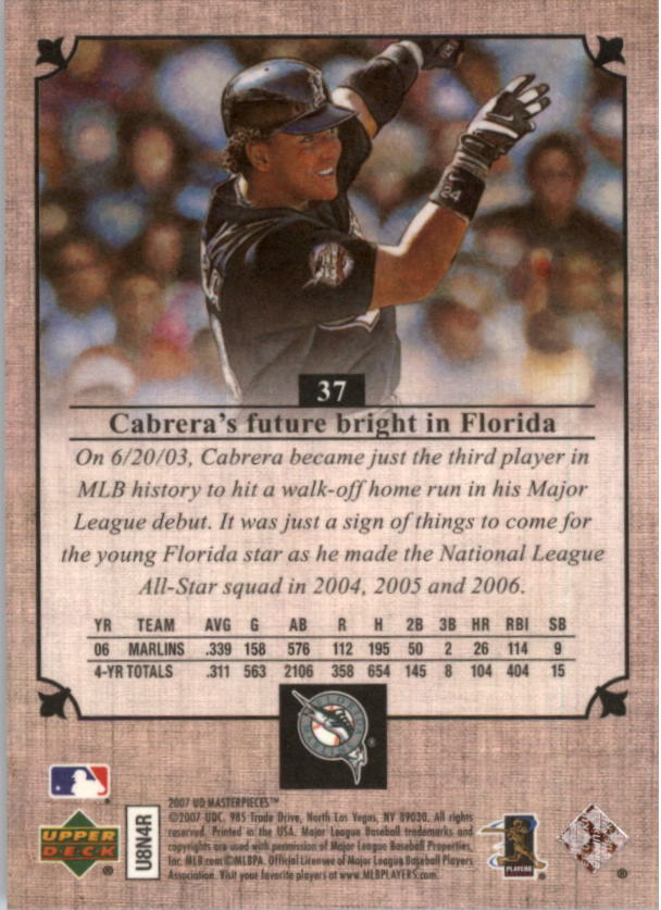 B1616- 2007 UD Masterpieces BB Cards 1-90 +Inserts -You Pick- 15+ FREE US SHIP - Picture 37 of 101