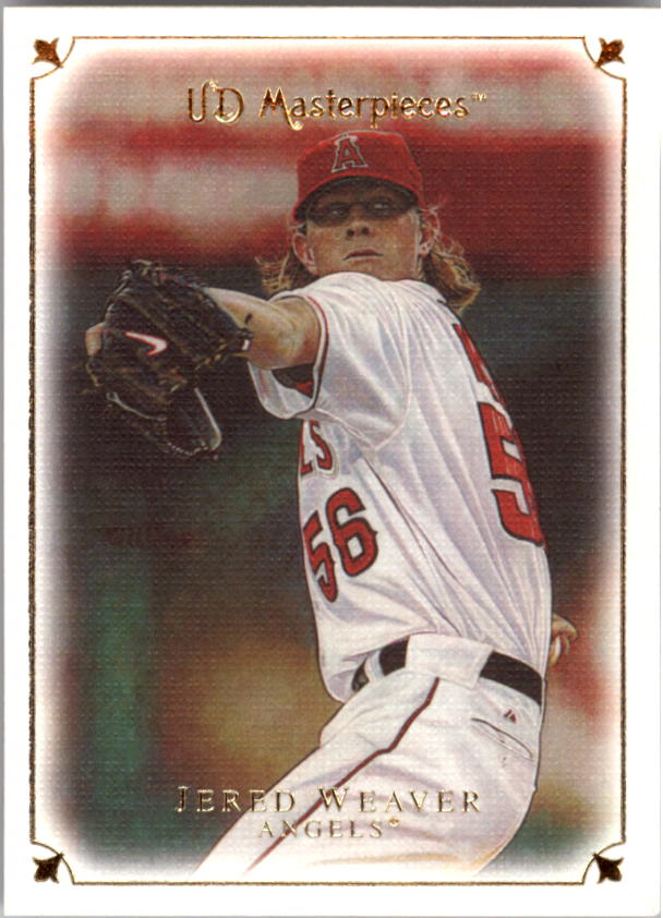 2007 UD Masterpieces #64 Jered Weaver