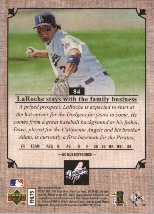 B1616- 2007 UD Masterpieces BB Cards 1-90 +Inserts -You Pick- 15+ FREE US SHIP - Picture 96 of 101