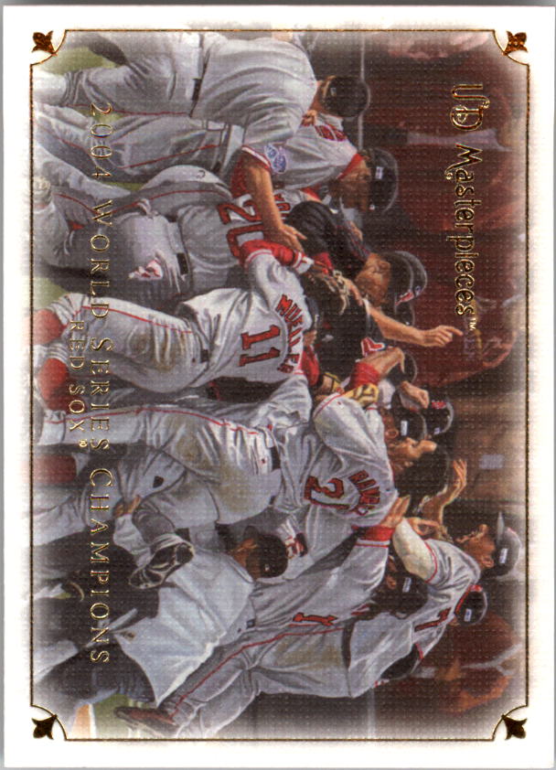 2007 UD Masterpieces #86 2004 Boston Red Sox