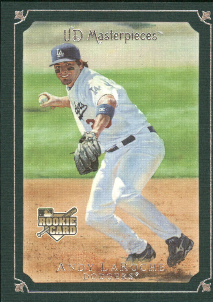 2007 UD Masterpieces Green Linen #84 Andy LaRoche