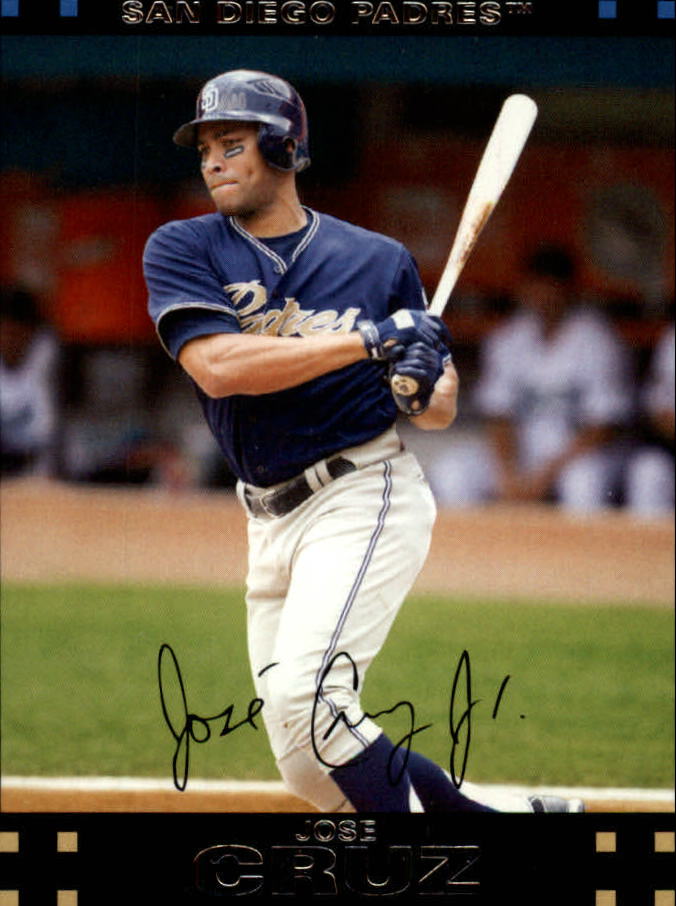 Jose Cruz Jr. 1997 Best #7 Autographed Card