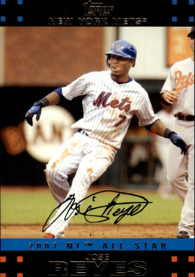 Jose Reyes 2007 Fleer #138 New York Mets