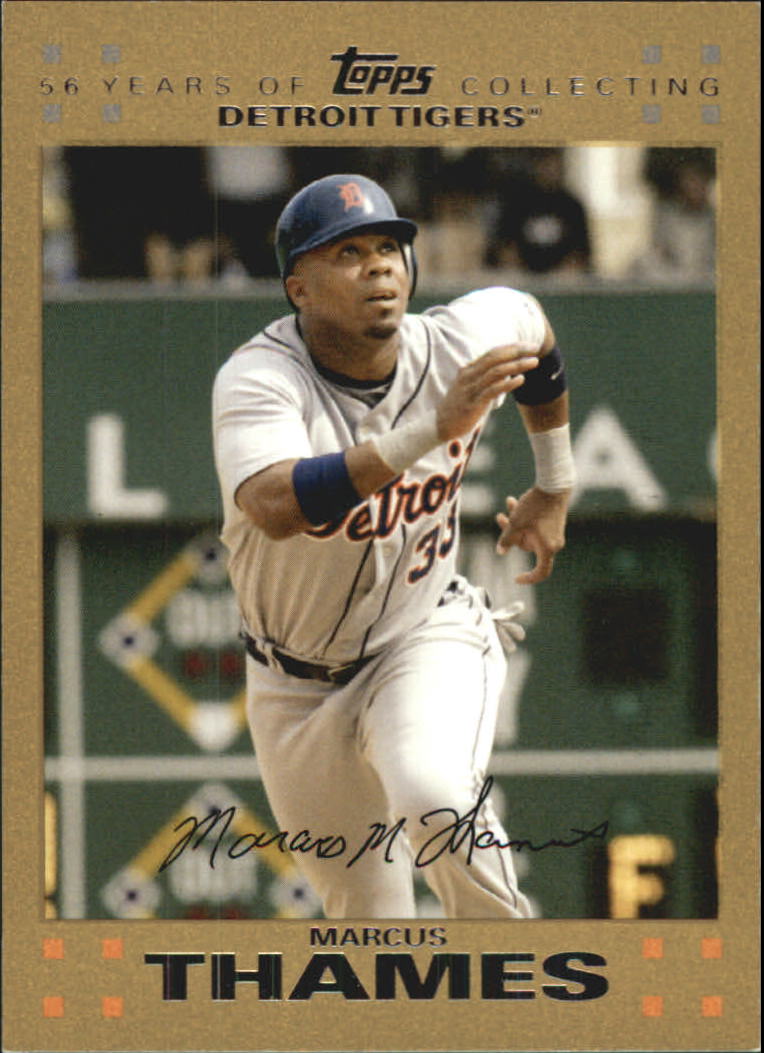 2007 Topps Update Gold #75 Marcus Thames