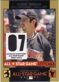 Grady Sizemore player worn jersey patch baseball card (Cleveland