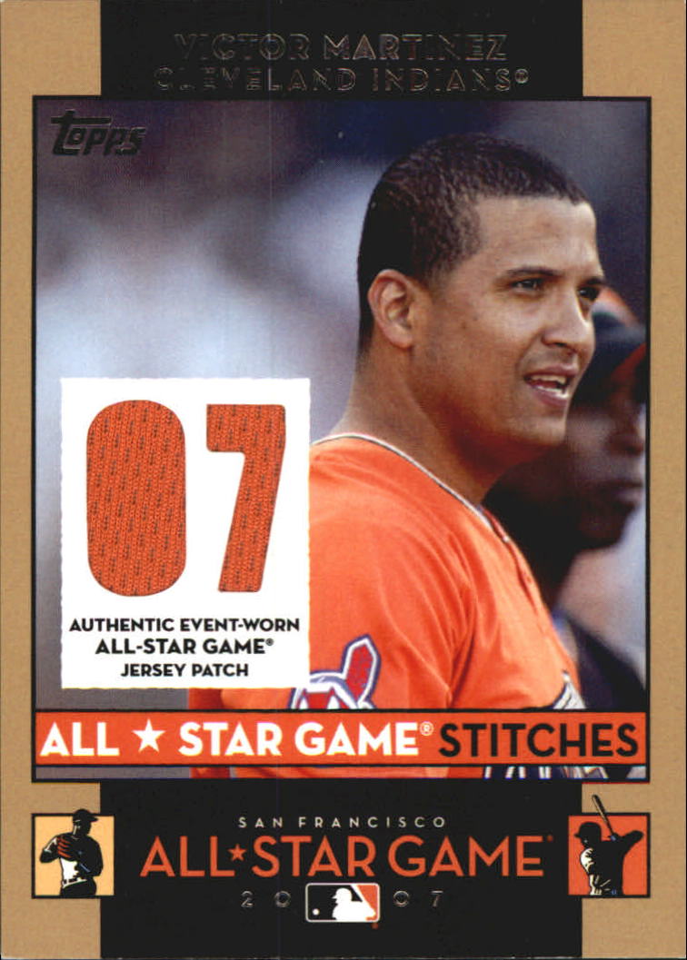 2007 Topps Update All-Star Stitches #VM Victor Martinez