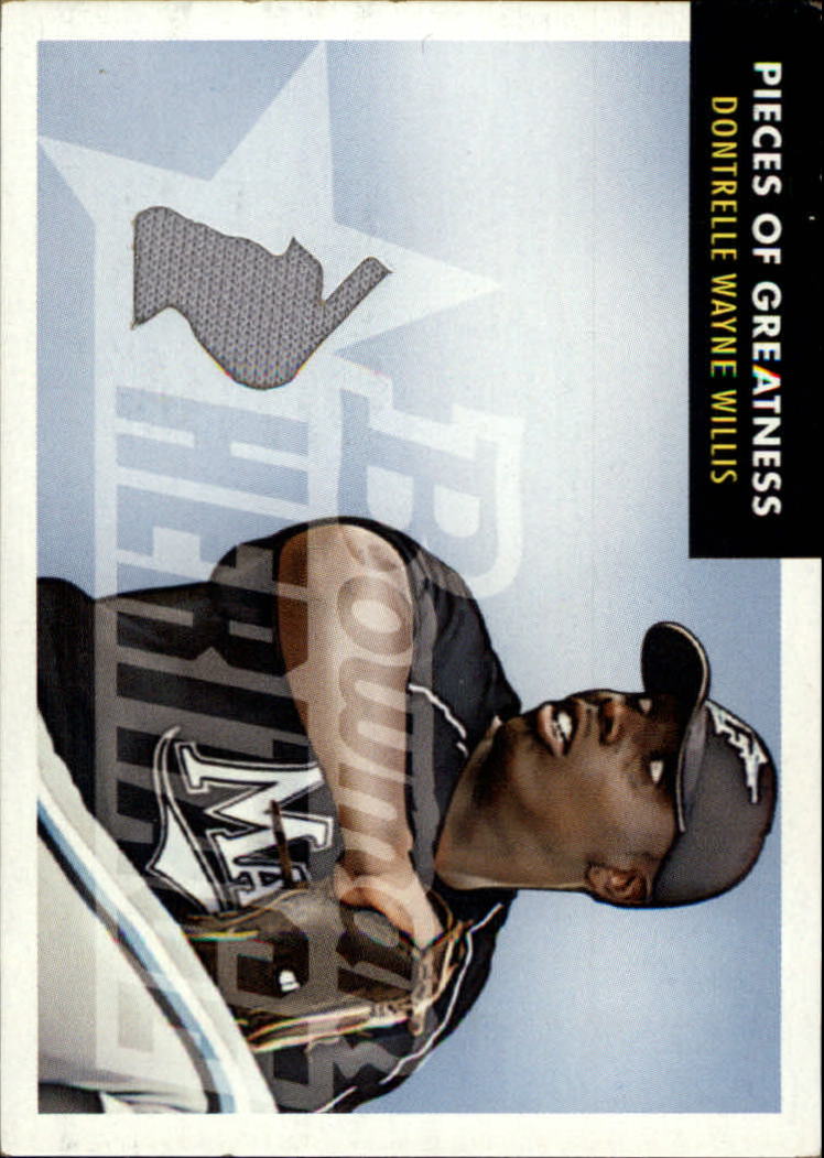 2007 Bowman Heritage Pieces of Greatness #DW Dontrelle Willis Jsy E